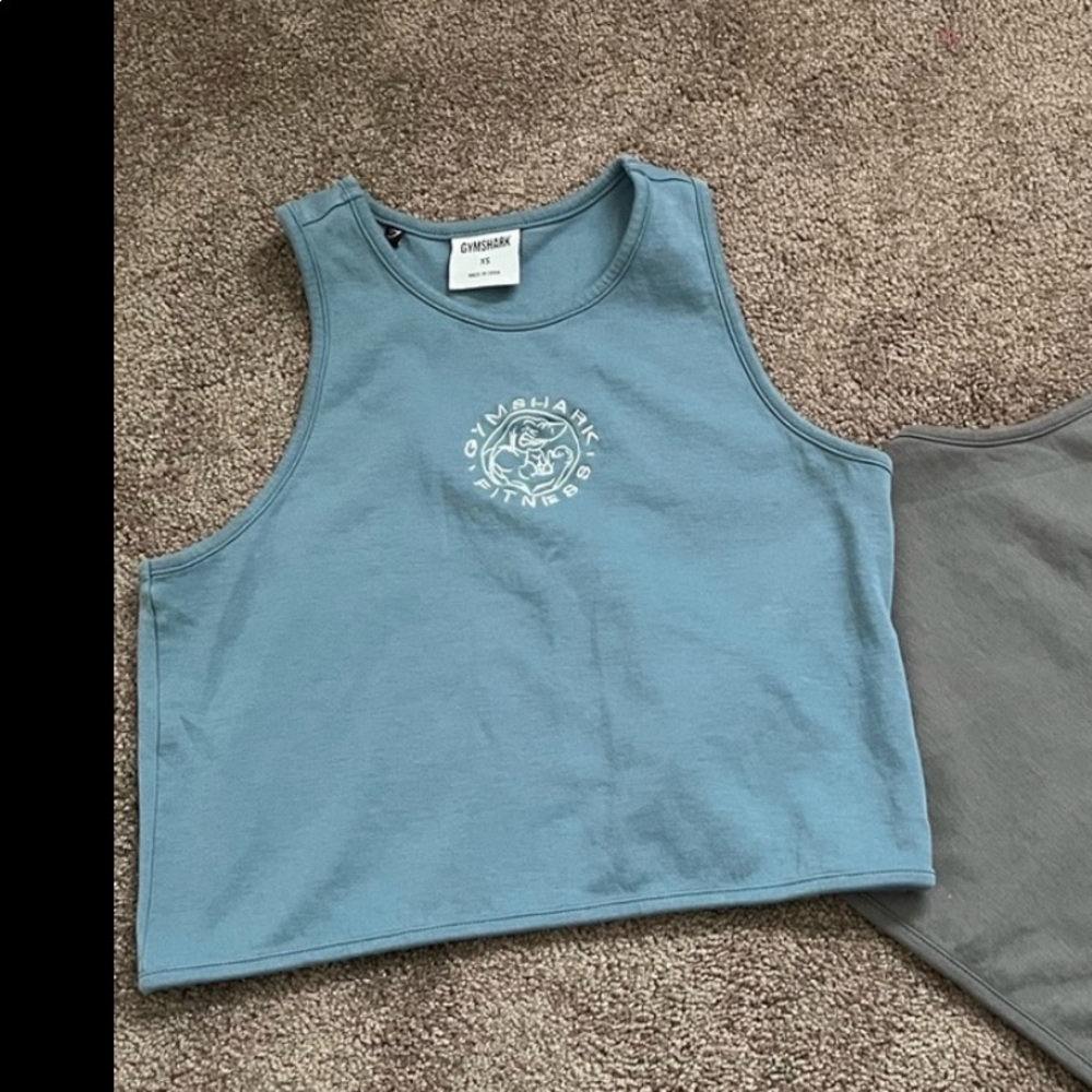 Blue Gymshark Legacy Tank